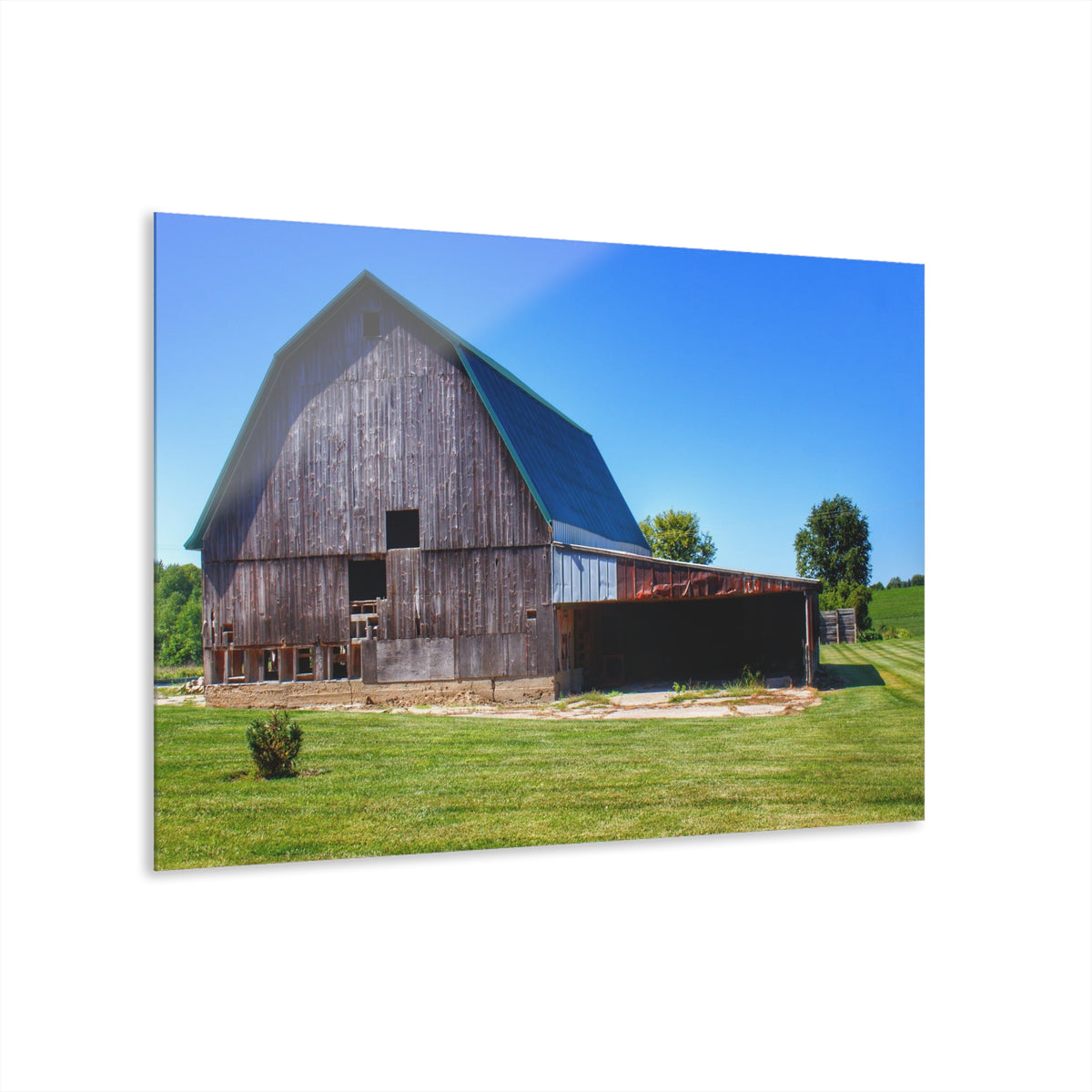 Bishop Grey I Rustic Farmhouse Acrylic Wall Print