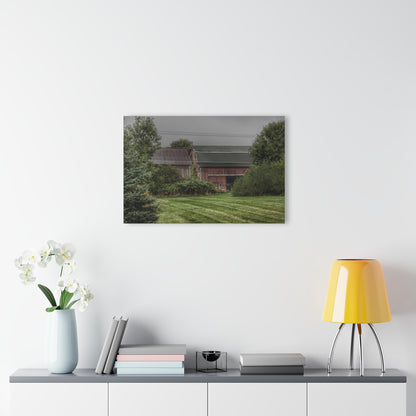 U R There Photography Bowers Road Grey Duo II Rustic Farmhouse Acrylic Wall Print