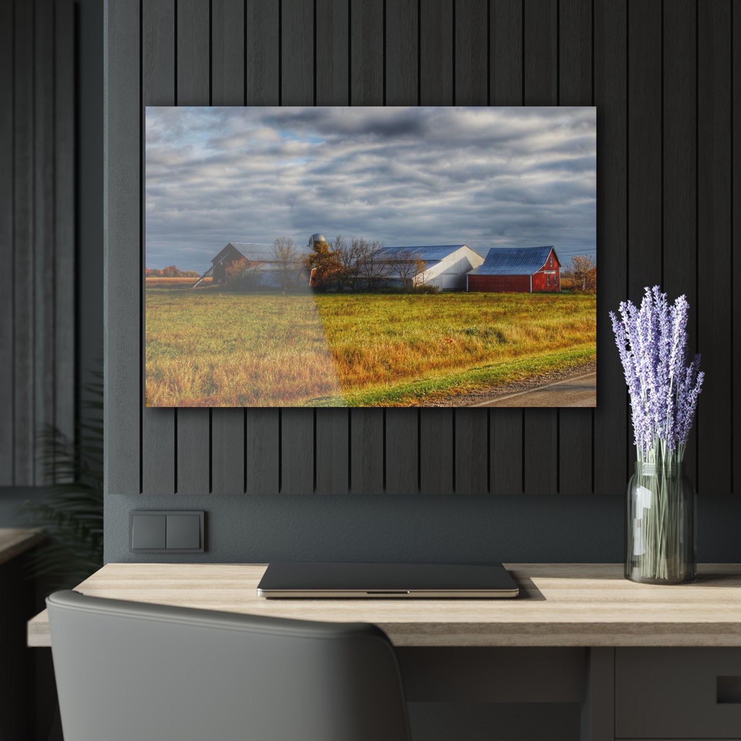 U R There Photography Marlette Road Farm I Rustic Farmhouse Acrylic Wall Print
