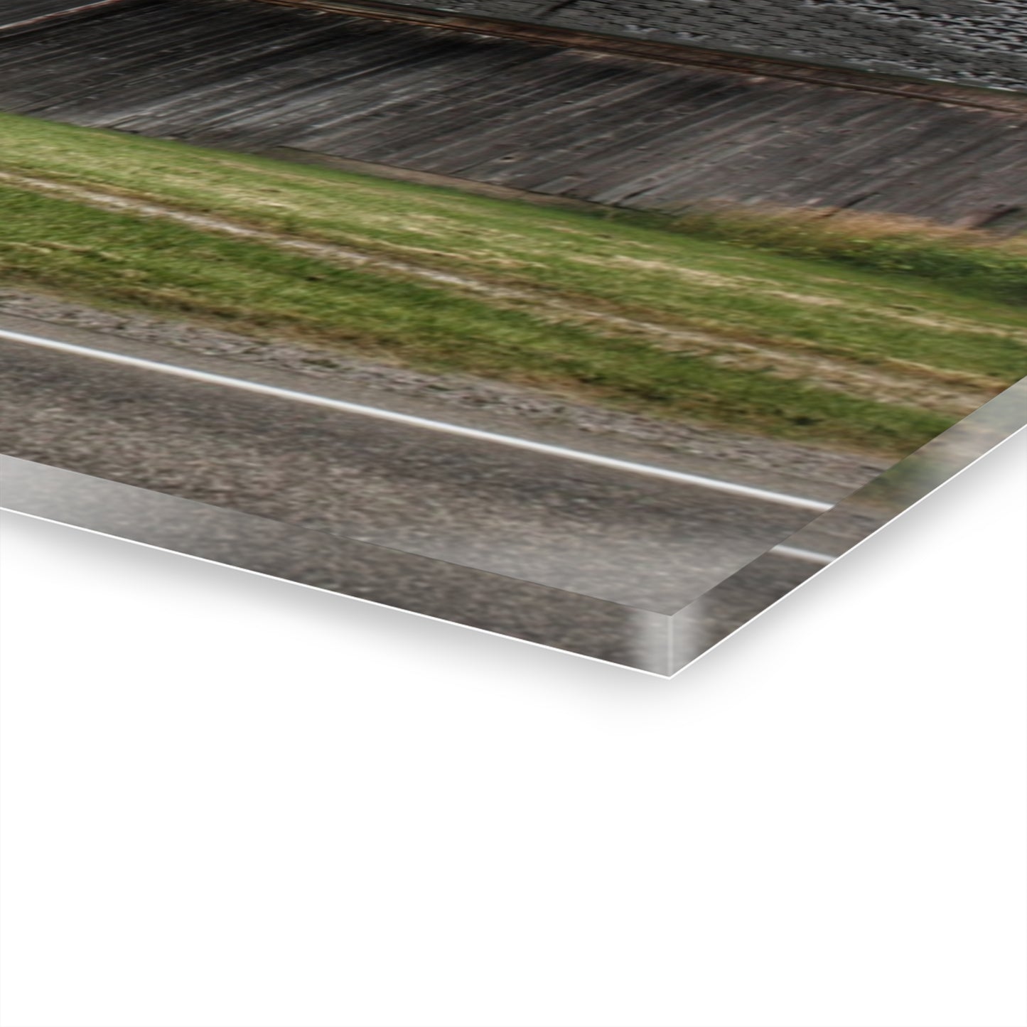 U R There Photography M-24 Elder Grey Rustic Farmhouse Acrylic Wall Print