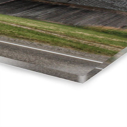 U R There Photography M-24 Elder Grey Rustic Farmhouse Acrylic Wall Print