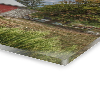 U R There Photography Wheeling Road Horse Barn Rustic Farmhouse Acrylic Wall Print