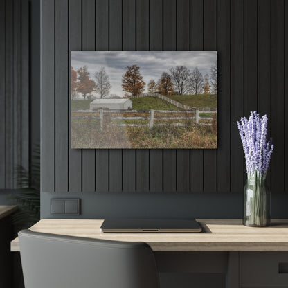 U R There Photography Millville Road Horses on the Hill Rustic Farmhouse Acrylic Wall Print