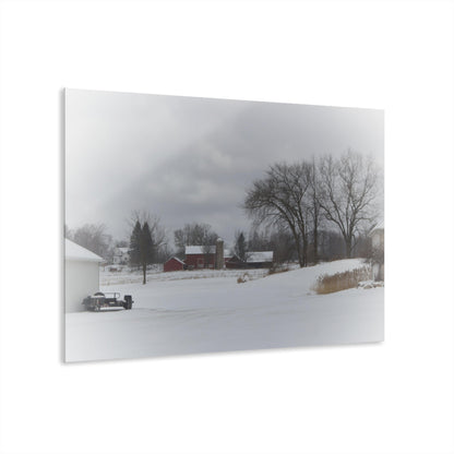 U R There Photography Across the Field on Sandy Lane Rustic Farmhouse Acrylic Wall Print