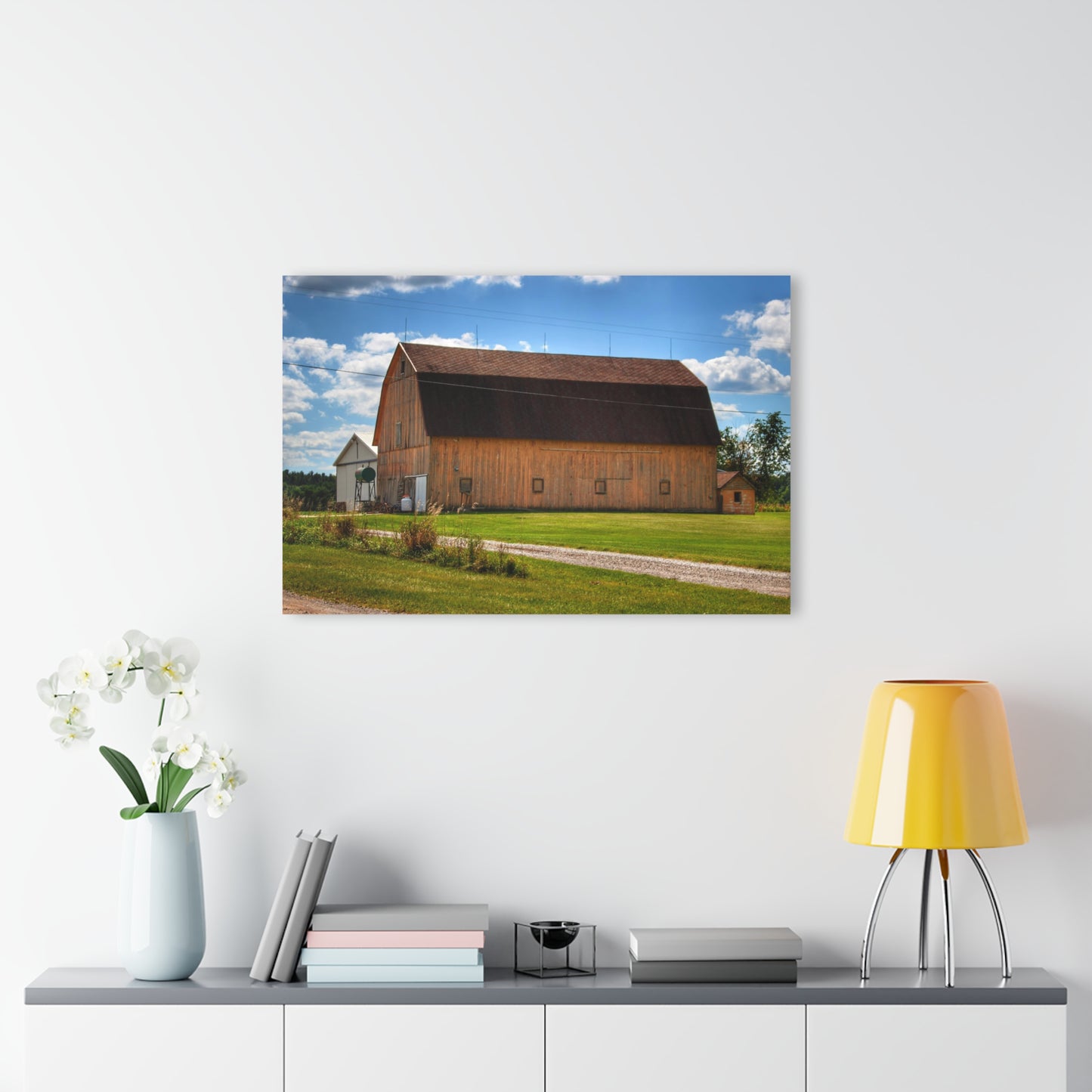 U R There Photography Bristol Gold Rustic Farmhouse Acrylic Wall Print