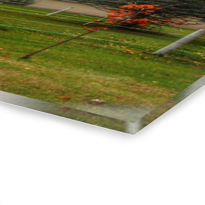 U R There Photography Farnsworth Road Red I Rustic Farmhouse Acrylic Wall Print