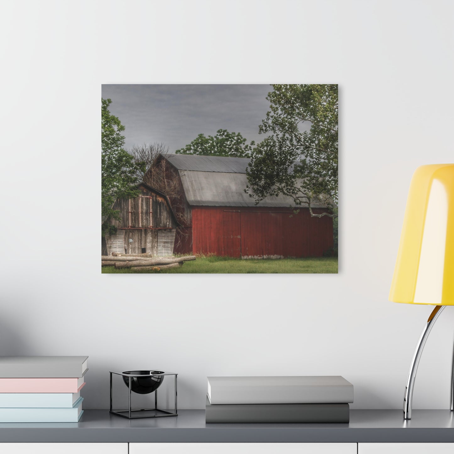 U R There Photography Barkley Road Buddies Rustic Farmhouse Acrylic Wall Print