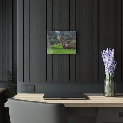 U R There Photography Casey Road Yard Art II Rustic Farmhouse Acrylic Wall Print