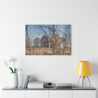 U R There Photography Hill Road Hidden Grey I Rustic Farmhouse Acrylic Wall Print
