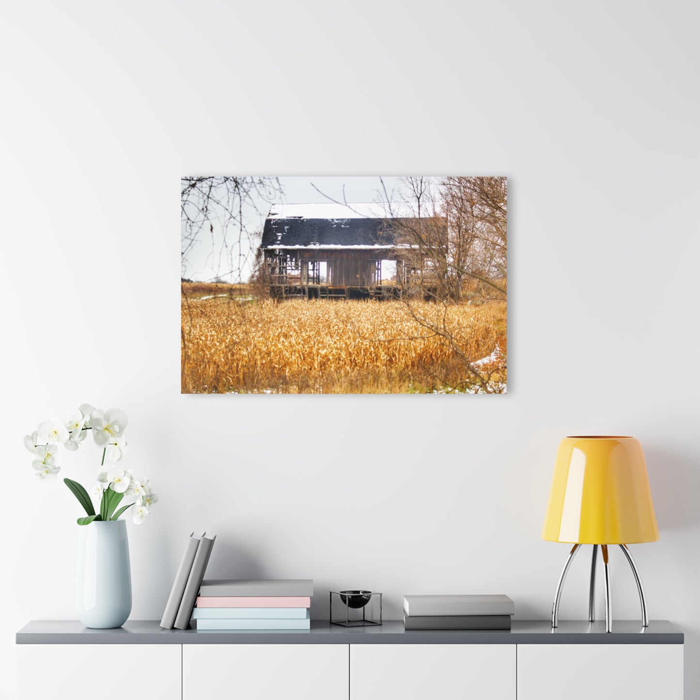 Barn Boutique Modern Farmhouse Acrylic Wall Print| North Oxford Road Grey III