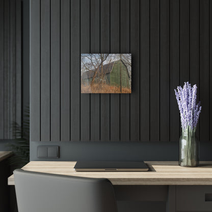 U R There Photography Yale Road Hidden Green Rustic Farmhouse Acrylic Wall Print