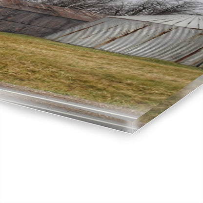 U R There Photography Hough Road Green Quonset I Rustic Farmhouse Acrylic Wall Print