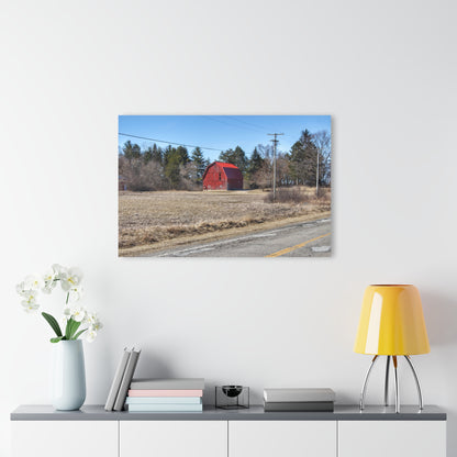U R There Photography Maple Grove Little Red Rustic Farmhouse Acrylic Wall Print