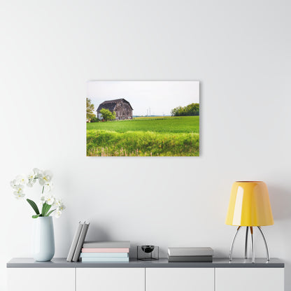 U R There Photography North Graf Road Old Grey Rustic Farmhouse Acrylic Wall Print
