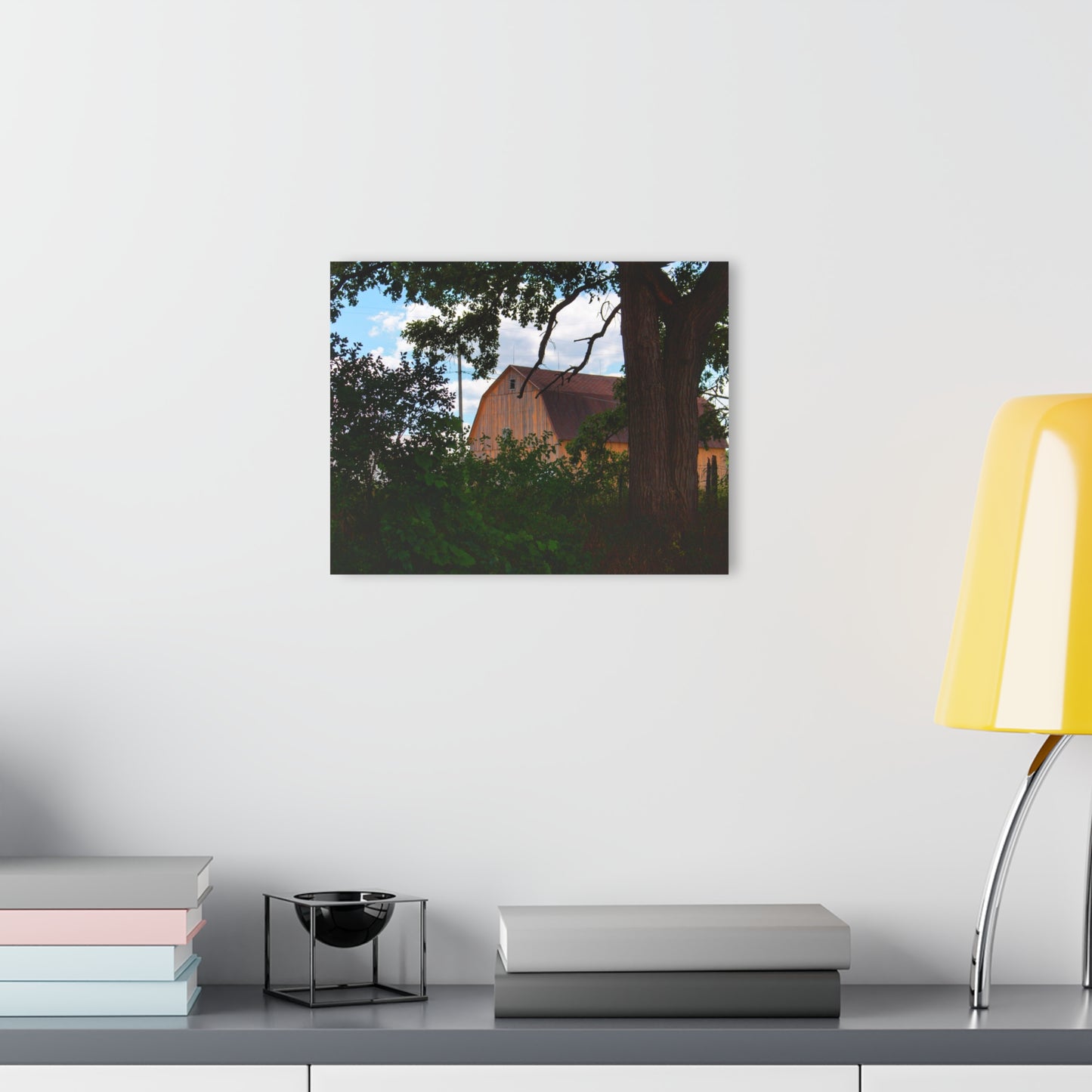 U R There Photography Bristol Gold Hidden Rustic Farmhouse Acrylic Wall Print
