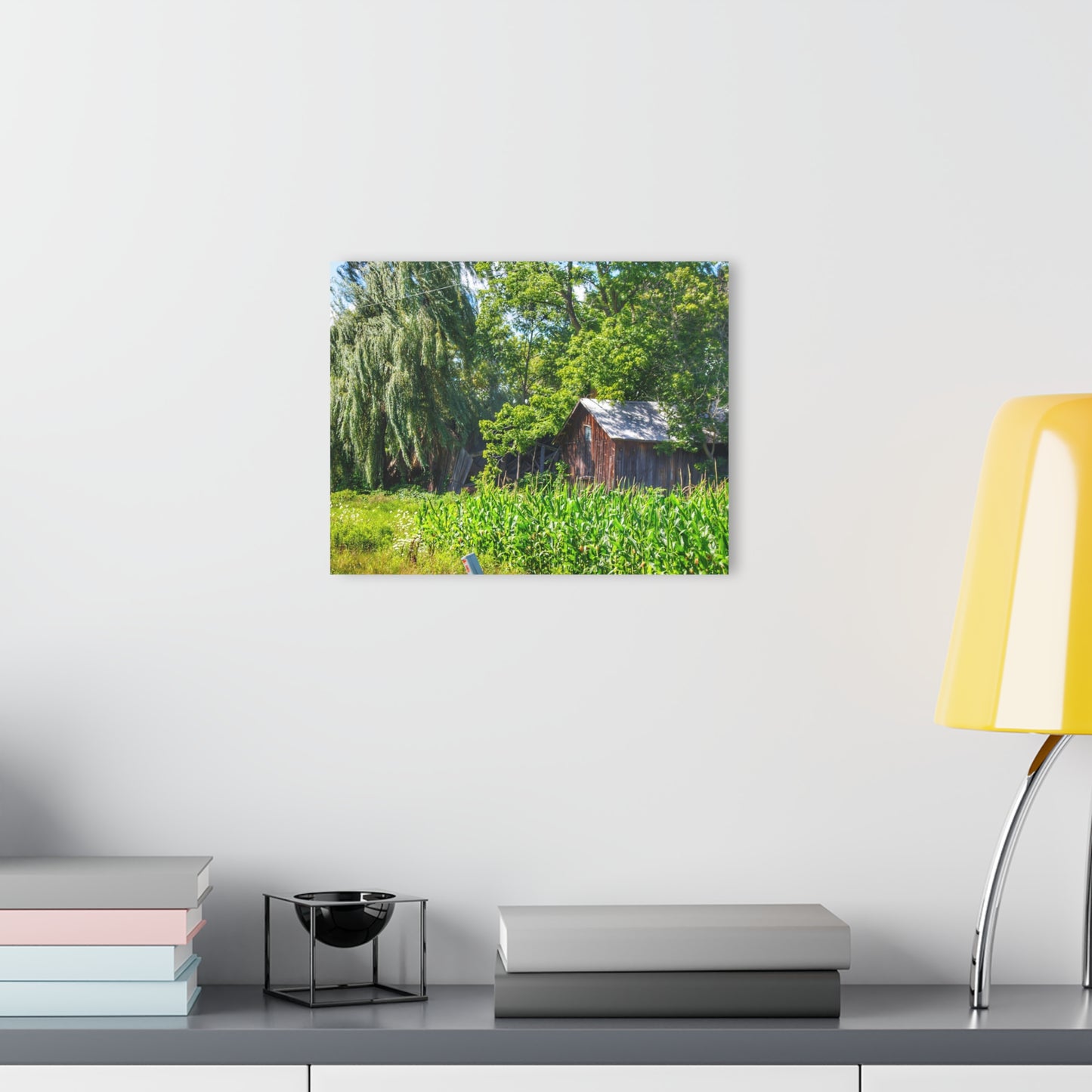 U R There Photography Roadside Ruin Rustic Farmhouse Acrylic Wall Print