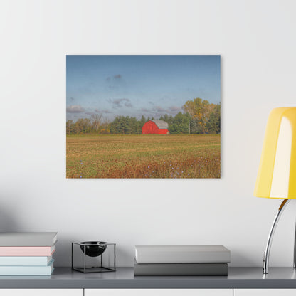 U R There Photography Fargo Road Little Red Rustic Farmhouse Acrylic Wall Print