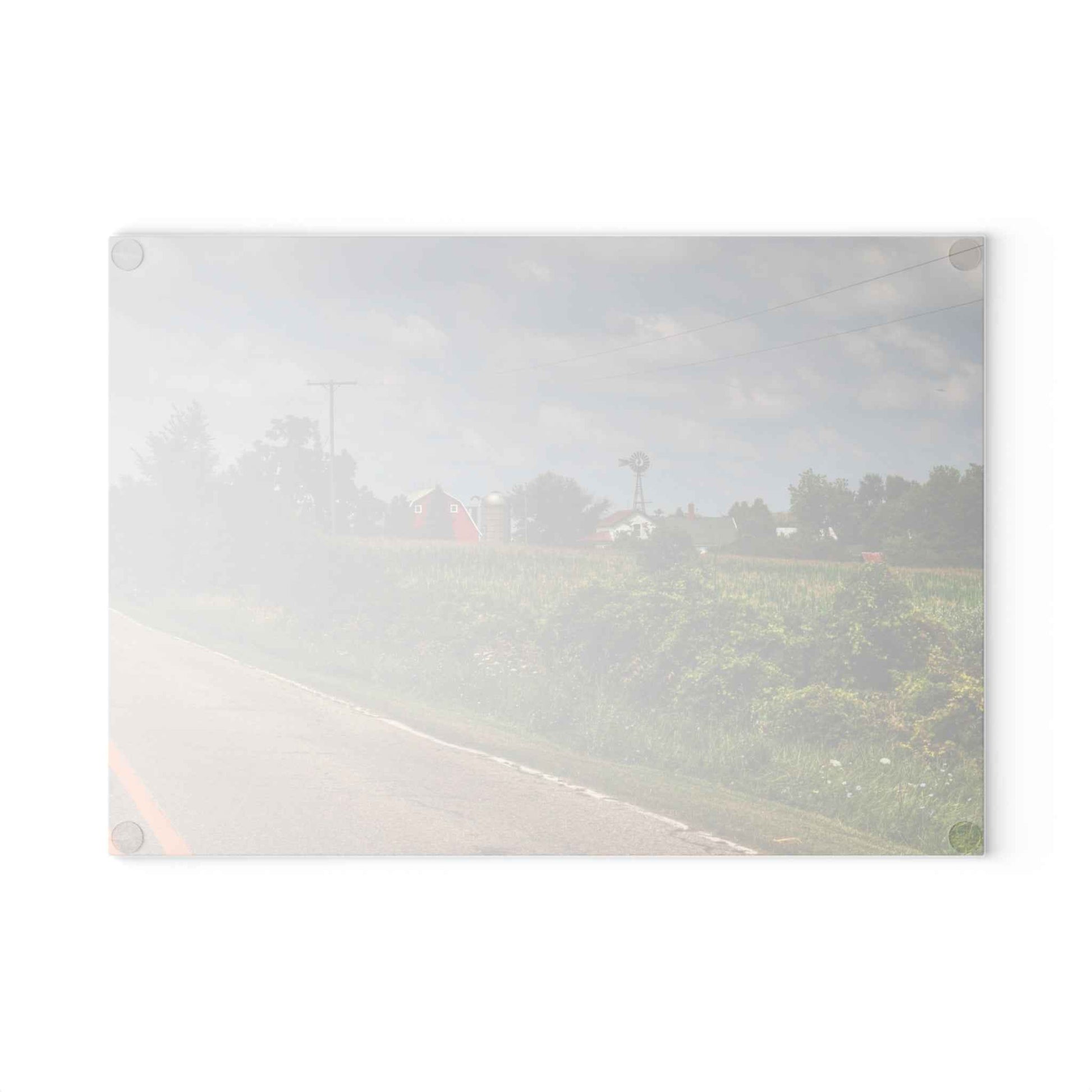 Rustic Farmhouse Cutting Board| Across the Field in Elba I