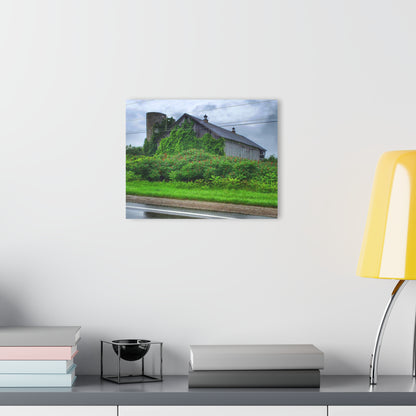 U R There Photography Metamora M-24 Grey IV Rustic Farmhouse Acrylic Wall Print