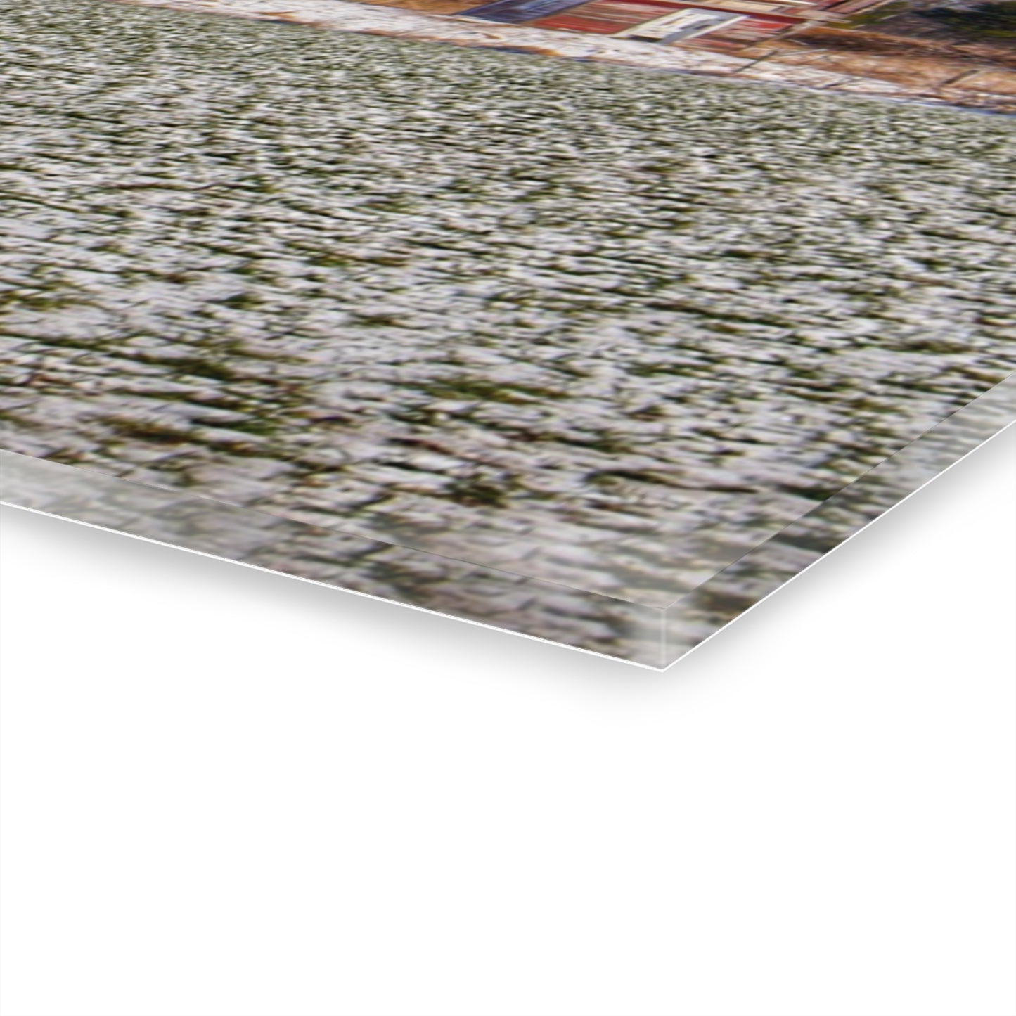 U R There Photography Early Spring Red II Rustic Farmhouse Acrylic Wall Print