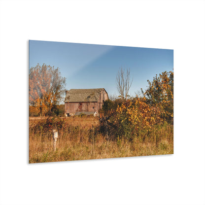U R There Photography Clothier Road Red I Rustic Farmhouse Acrylic Wall Print