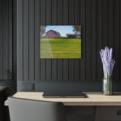 U R There Photography Cass City Elmwood Greys Rustic Farmhouse Acrylic Wall Print