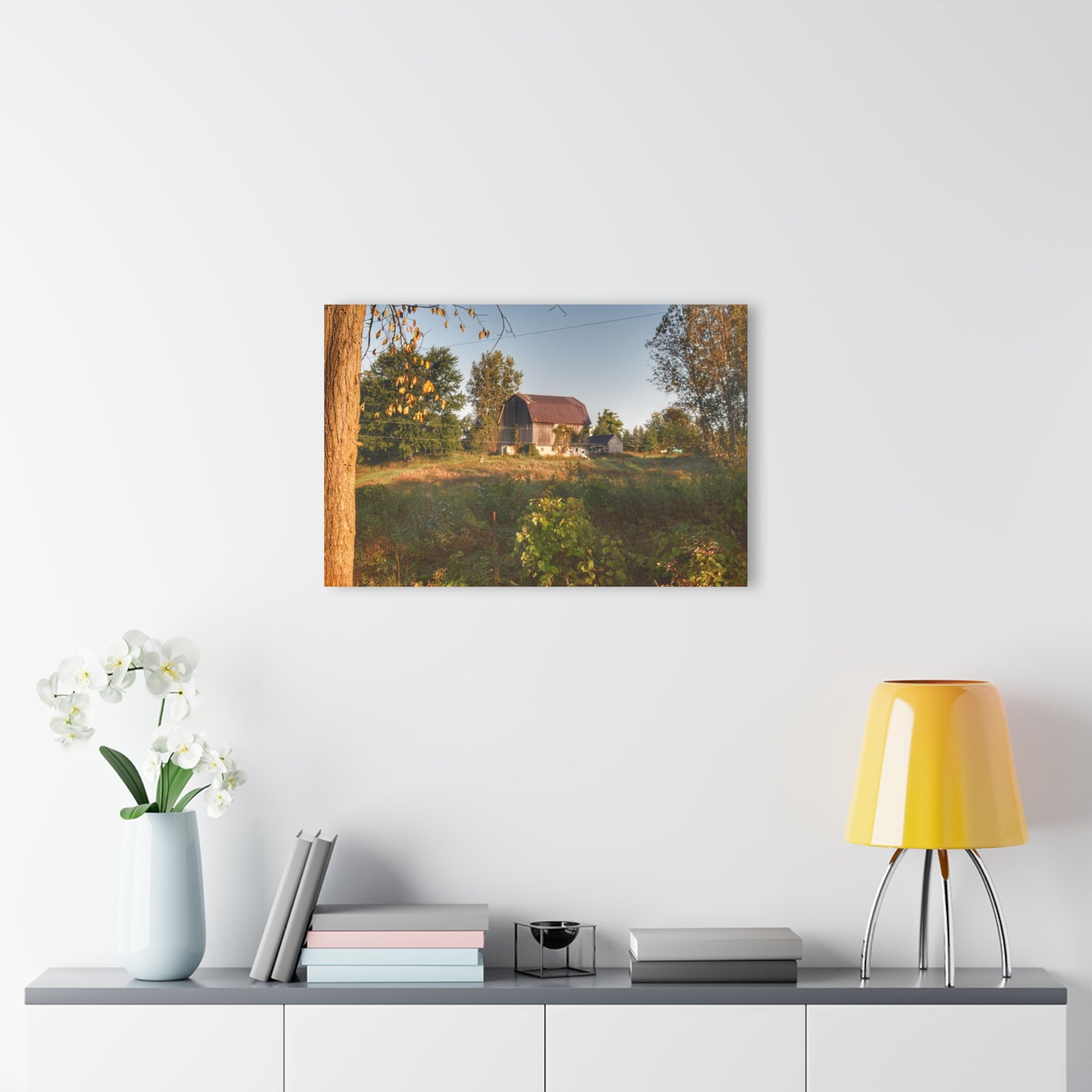 U R There Photography Swaffer Road Little Grey Rustic Farmhouse Acrylic Wall Print