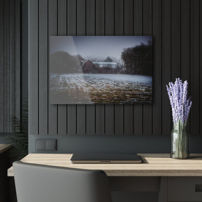 U R There Photography Holmes Road Red III Rustic Farmhouse Acrylic Wall Print