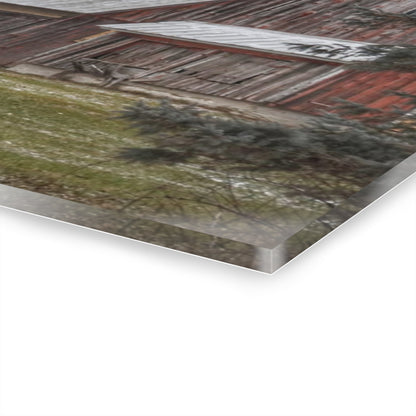 U R There Photography Hennessey Road Grey Rustic Farmhouse Acrylic Wall Print