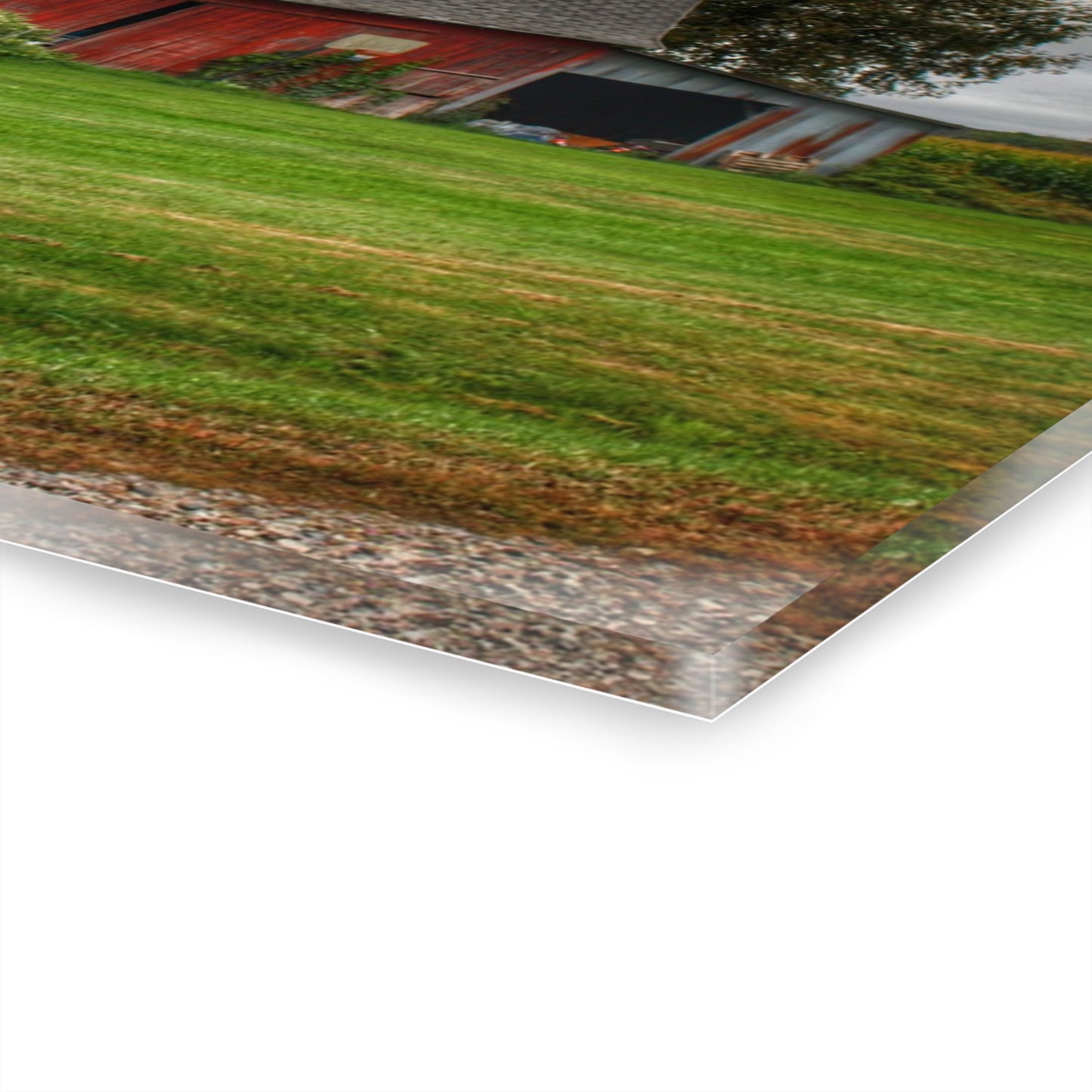 U R There Photography Country Red Rustic Farmhouse Acrylic Wall Print