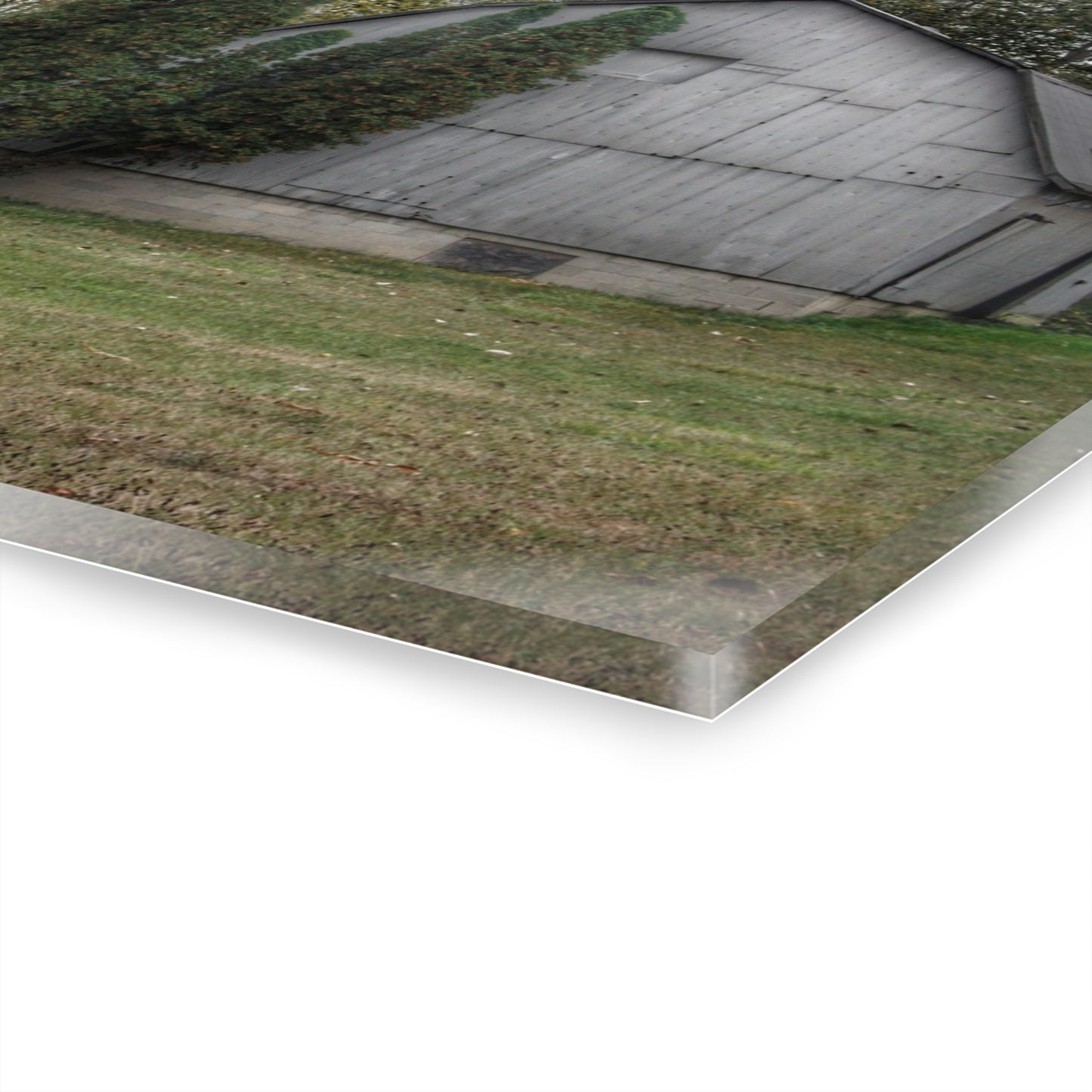 U R There Photography Milliman Road Grey Rustic Farmhouse Acrylic Wall Print