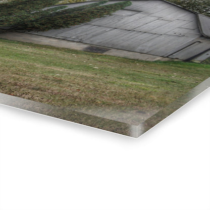 U R There Photography Milliman Road Grey Rustic Farmhouse Acrylic Wall Print