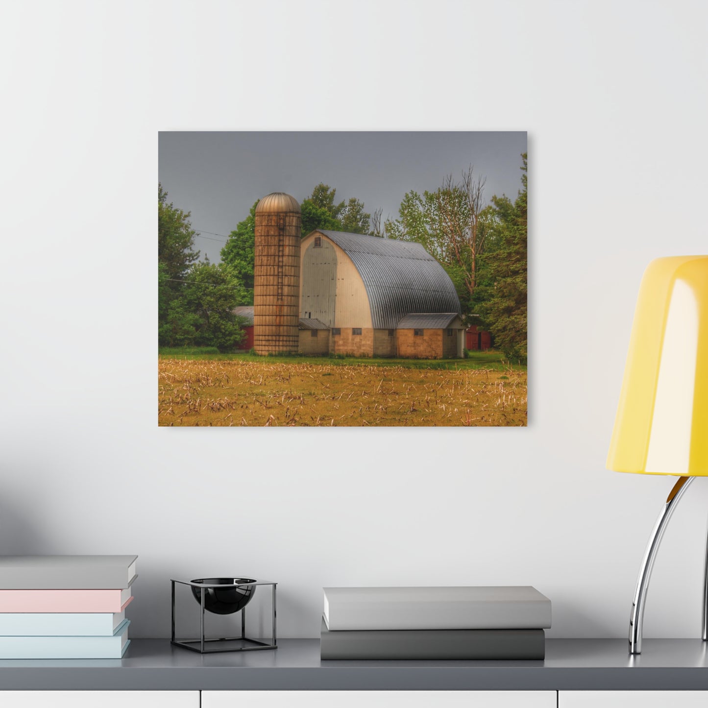 U R There Photography Carpenter Road White II Rustic Farmhouse Acrylic Wall Print