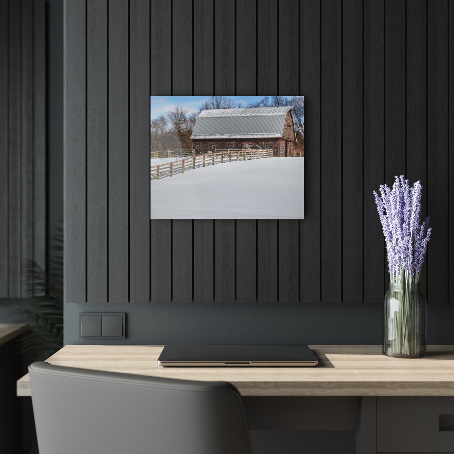 U R There Photography Morgan Lanes Cedar Shack Barn Rustic Farmhouse Acrylic Wall Print