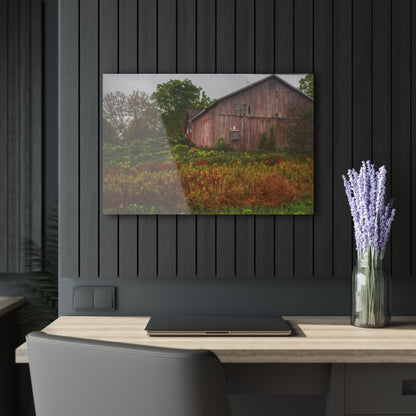 U R There Photography Washburn Roadside Reds Rustic Farmhouse Acrylic Wall Print
