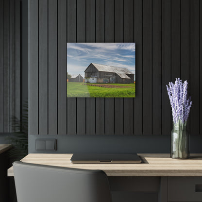 U R There Photography Bay Port Road Greys Rustic Farmhouse Acrylic Wall Print