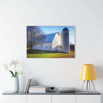 U R There Photography Elba White Rustic Farmhouse Acrylic Wall Print