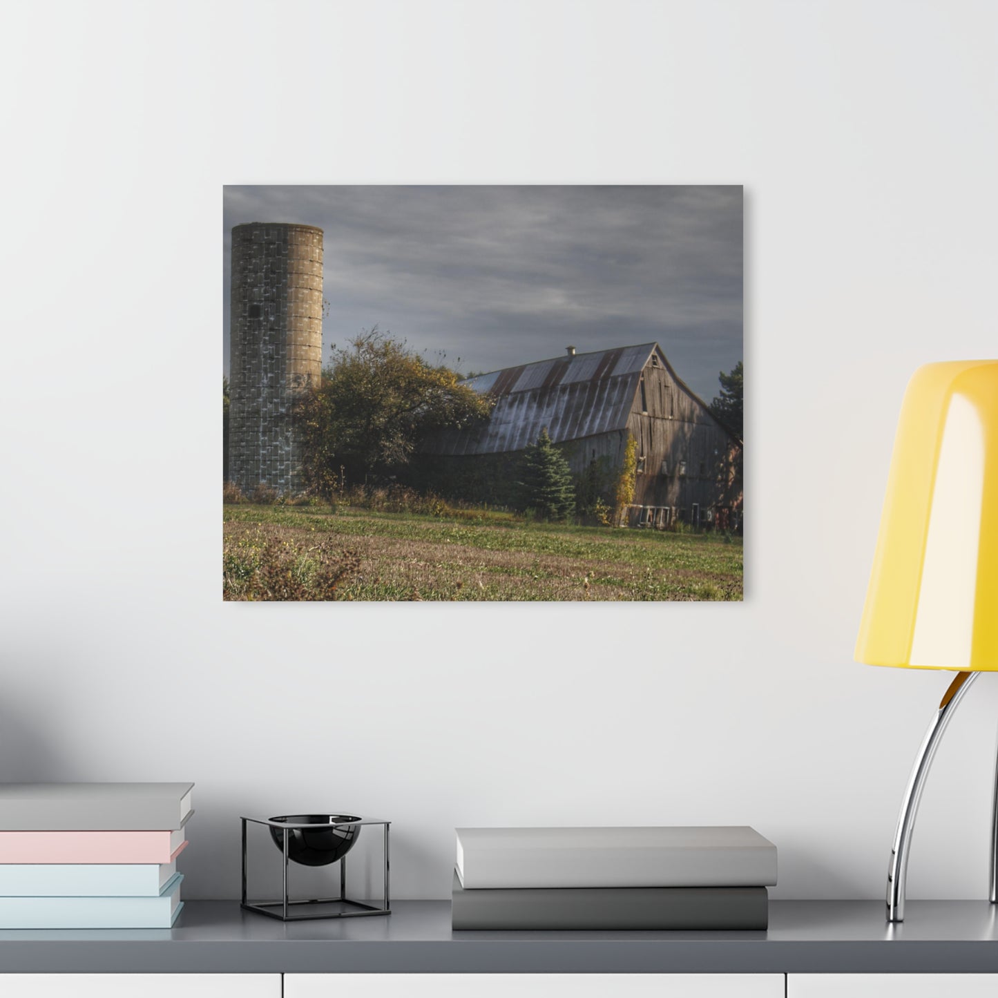 U R There Photography Collapsing in Croswell Rustic Farmhouse Acrylic Wall Print