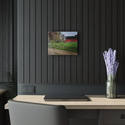 U R There Photography West Lake Road Farm and Filly I Rustic Farmhouse Acrylic Wall Print
