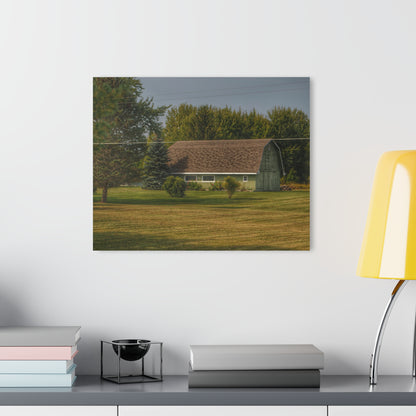 U R There Photography Crawford Road Green Rustic Farmhouse Acrylic Wall Print