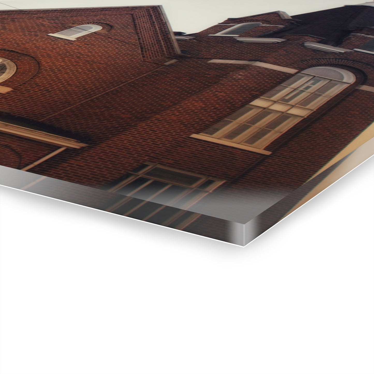 U R There Photography Brown City Methodist Church Rustic Farmhouse Acrylic Wall Print