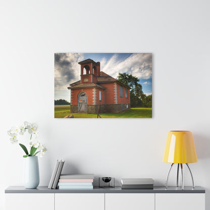 U R There Photography North Grove Road Schoolhouse I Rustic Farmhouse Acrylic Wall Print