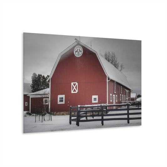 U R There Photography Barns of Barber Road III Rustic Farmhouse Acrylic Wall Print