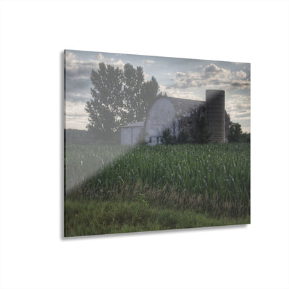U R There Photography Genesee Road White Rustic Farmhouse Acrylic Wall Print