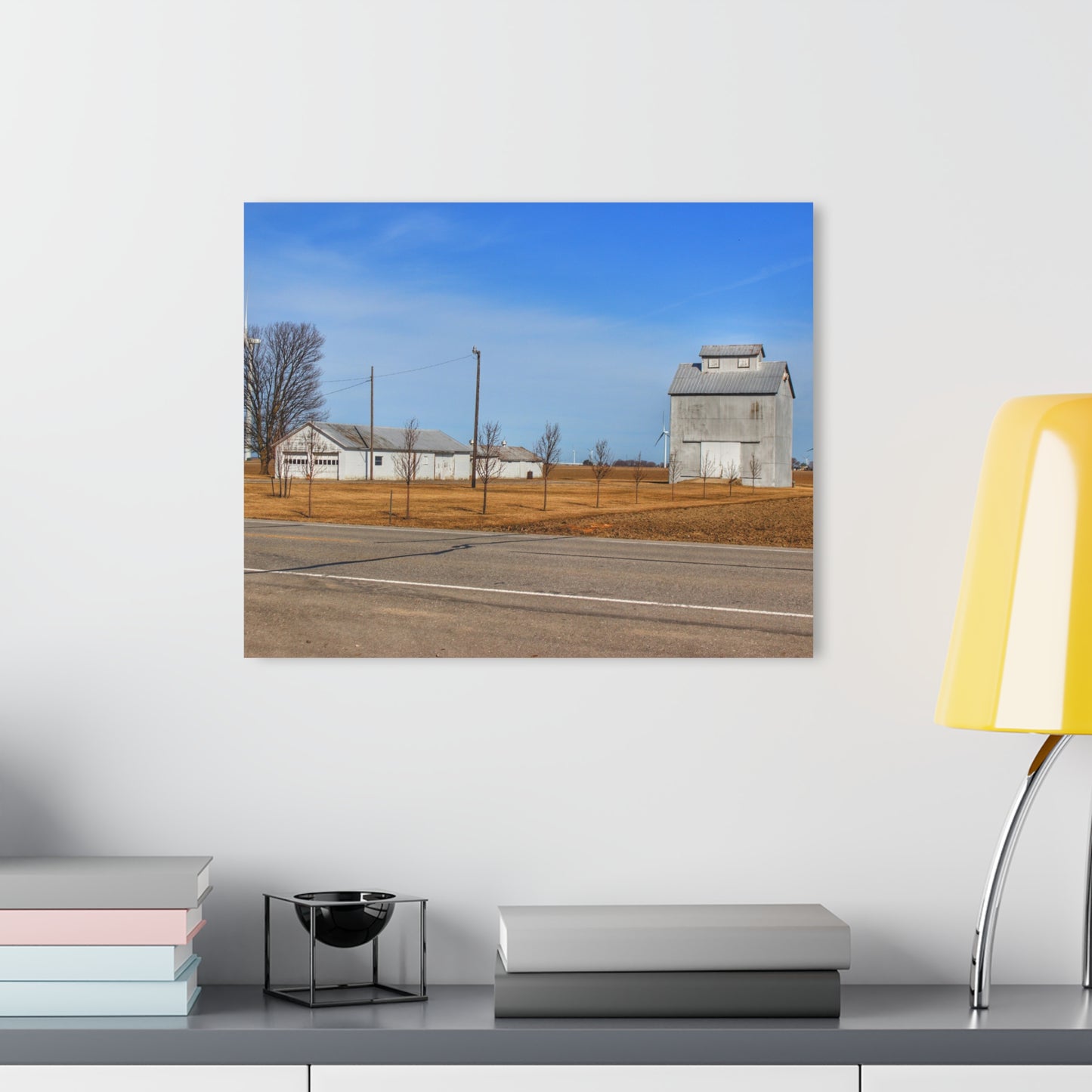 U R There Photography Sebewaing Road Whites Rustic Farmhouse Acrylic Wall Print