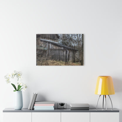 Barn Boutique Modern Farmhouse Acrylic Wall Print| Rural Decay in Early Spring