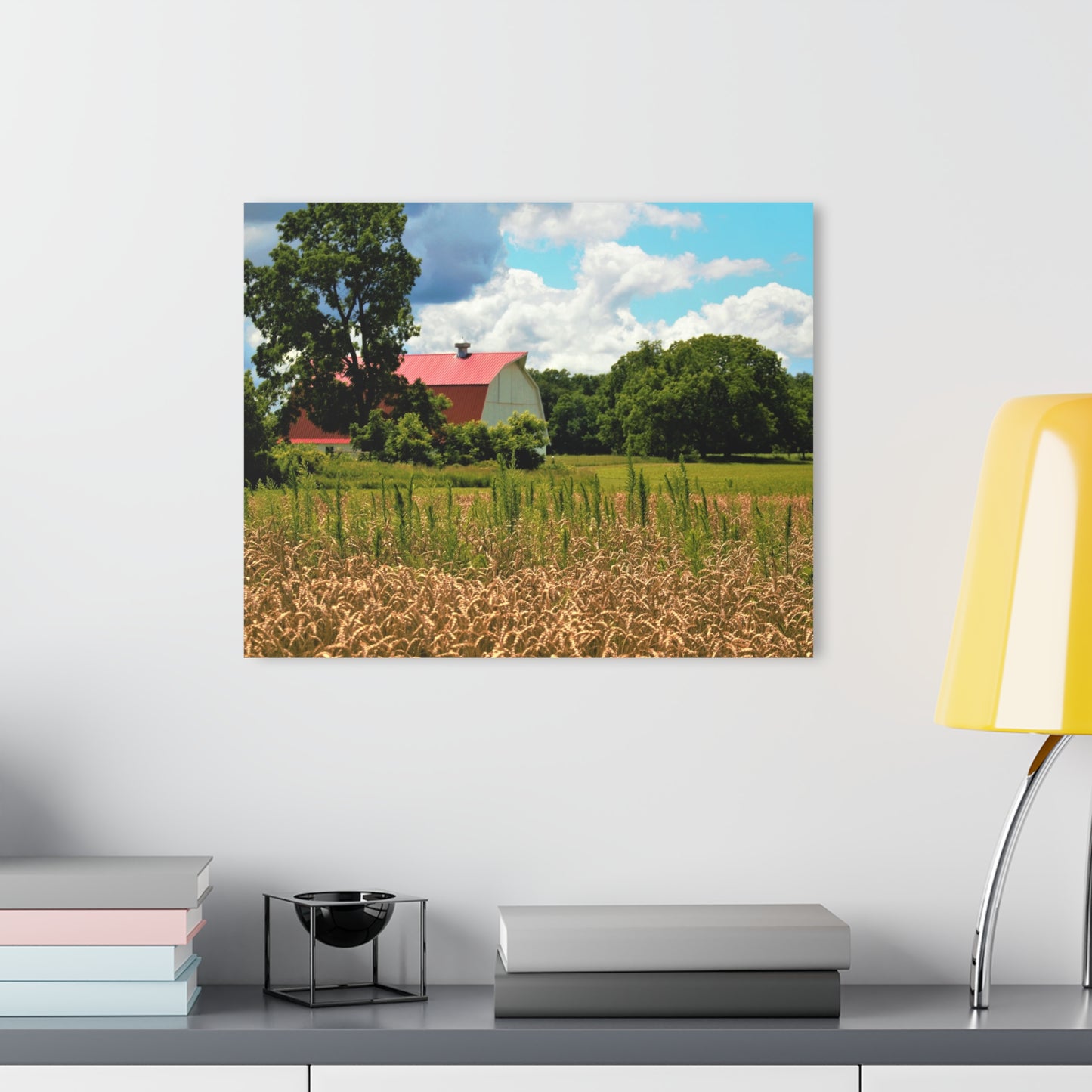 U R There Photography Northern White Rustic Farmhouse Acrylic Wall Print