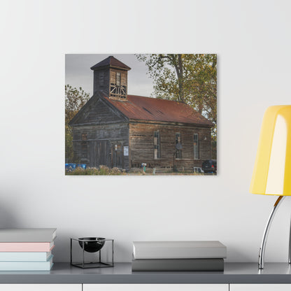 U R There Photography Taylor Road Church of Old Rustic Farmhouse Acrylic Wall Print