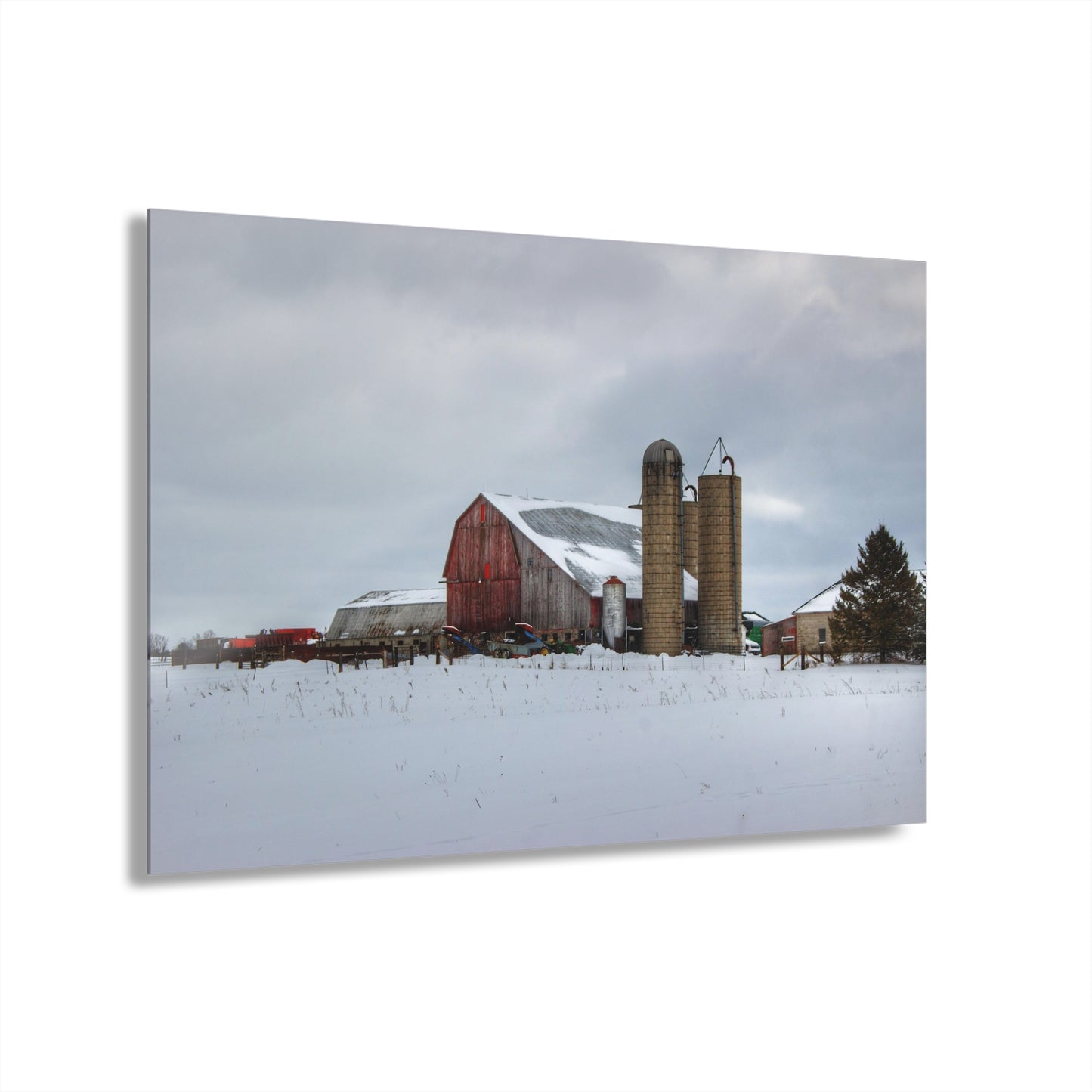U R There Photography Five Lakes Farm II Rustic Farmhouse Acrylic Wall Print