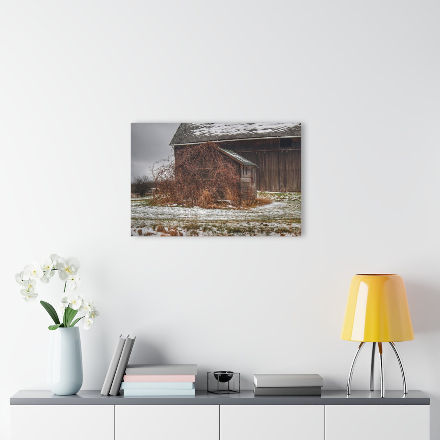 U R There Photography Wilder Road Little Grey Rustic Farmhouse Acrylic Wall Print